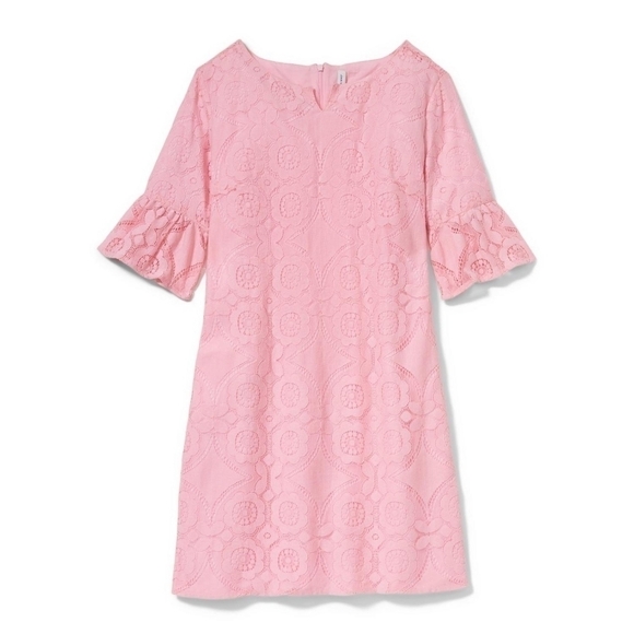 JANIE & Jack | Women's Pink Lace Dress - Picture 1 of 3